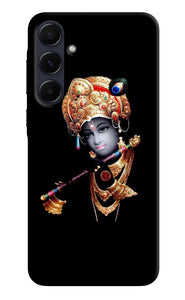 Lord krishna with fluet Samsung A55 5G Back Cover