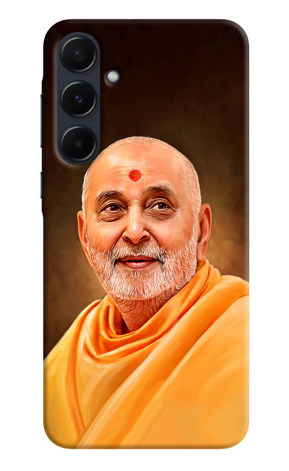 Pramukh swami painting Samsung A55 5G Back Cover