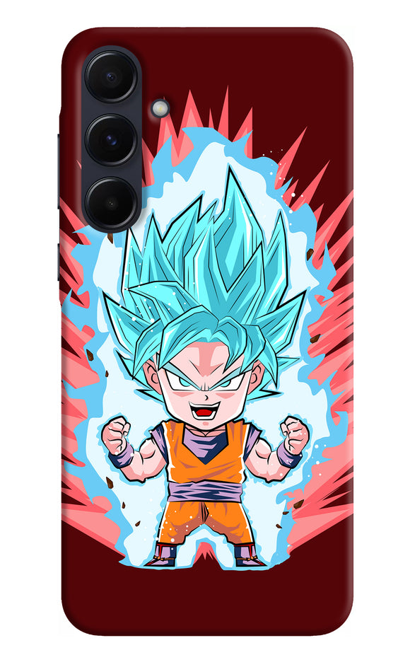 Goku little character Samsung A55 5G Back Cover