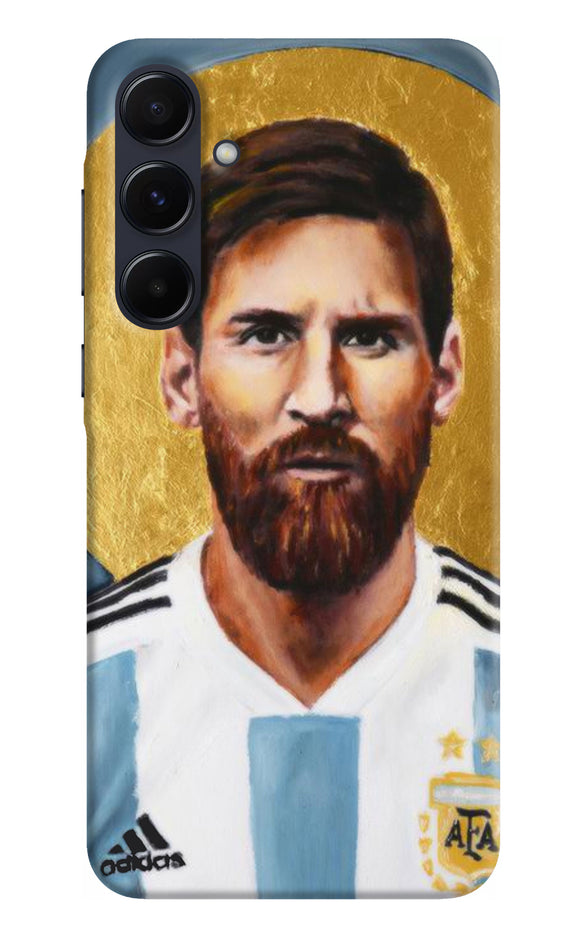 Messi face Samsung A55 5G Back Cover