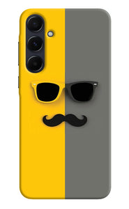 Mustache glass Samsung A55 5G Back Cover