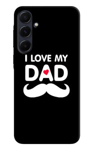 I love my dad mustache Samsung A55 5G Back Cover