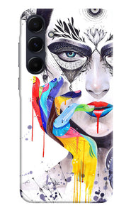 Girl color hand Samsung A55 5G Back Cover