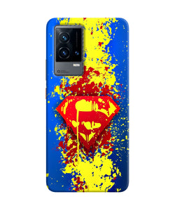 Superman logo iQOO 9 5G Back Cover