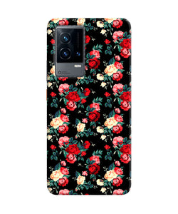 Rose Pattern iQOO 9 5G Back Cover