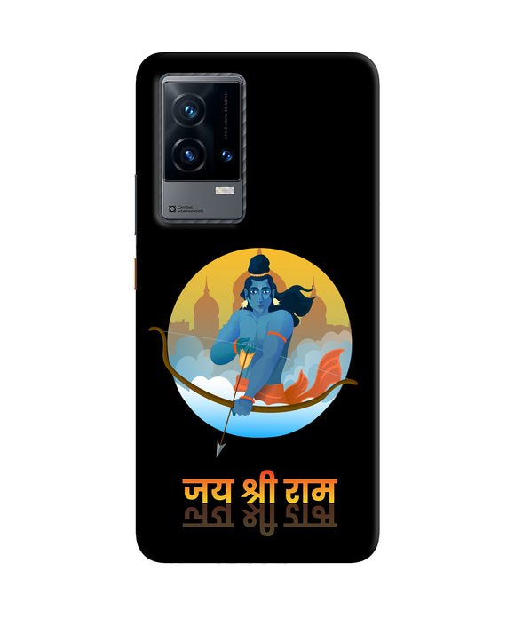 Black Jay Shree Ram iQOO 9 5G Back Cover