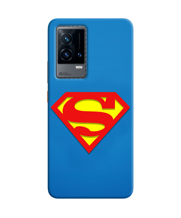 Superman Blue iQOO 9 5G Real 4D Back Cover