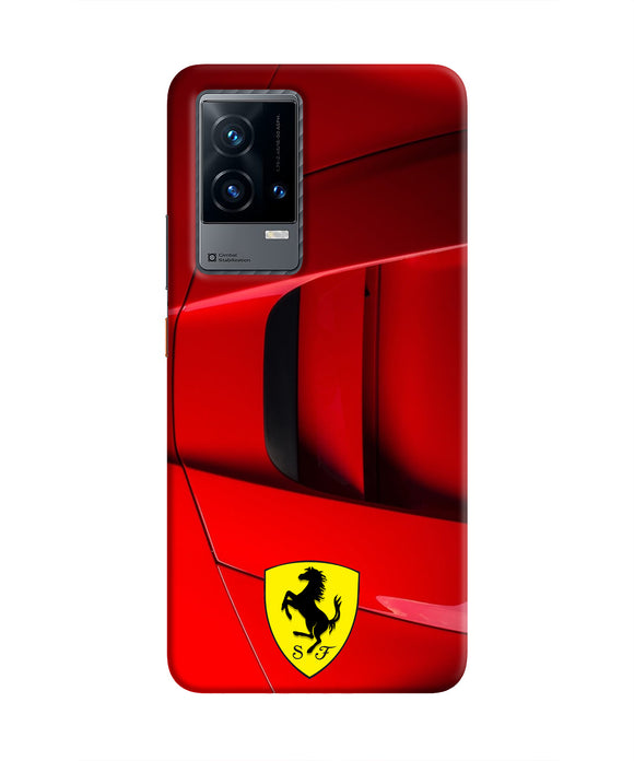 Ferrari Car iQOO 9 5G Real 4D Back Cover