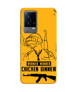 PUBG Chicken Dinner iQOO 9 5G Real 4D Back Cover