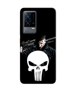 Punisher Character iQOO 9 5G Real 4D Back Cover