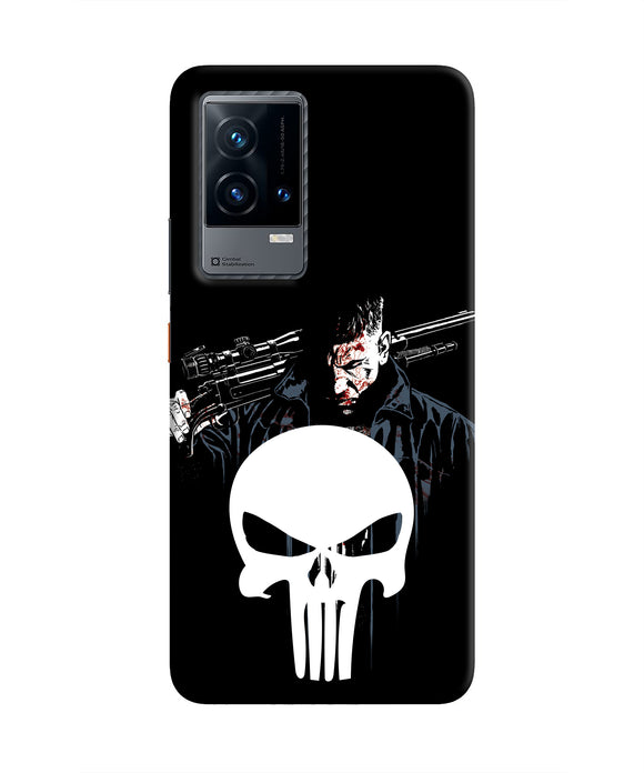 Punisher Character iQOO 9 5G Real 4D Back Cover