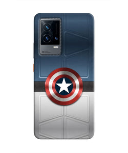 Captain America Suit iQOO 9 5G Real 4D Back Cover