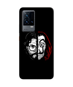 Money Heist Professor Mask Sketch iQOO 9 5G Back Cover