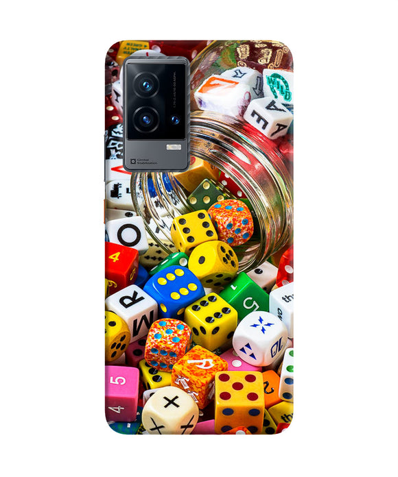 Colorful Dice iQOO 9 5G Back Cover