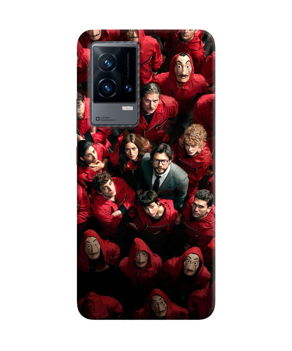 Money Heist Professor with Hostages iQOO 9 5G Back Cover