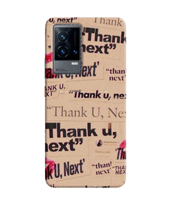 Thank you next iQOO 9 5G Back Cover