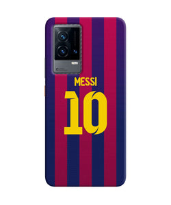 Messi 10 tshirt iQOO 9 5G Back Cover