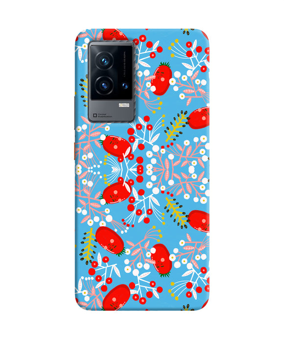 Small red animation pattern iQOO 9 5G Back Cover