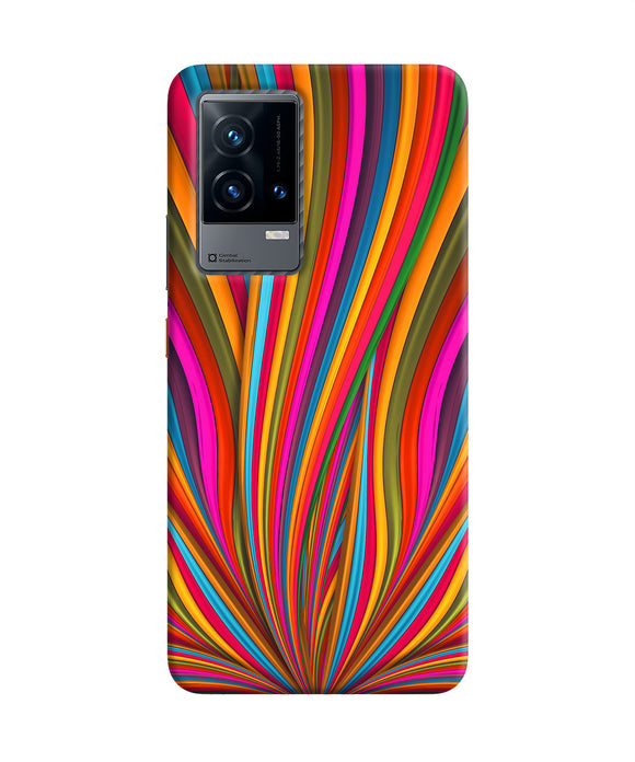 Colorful pattern iQOO 9 5G Back Cover