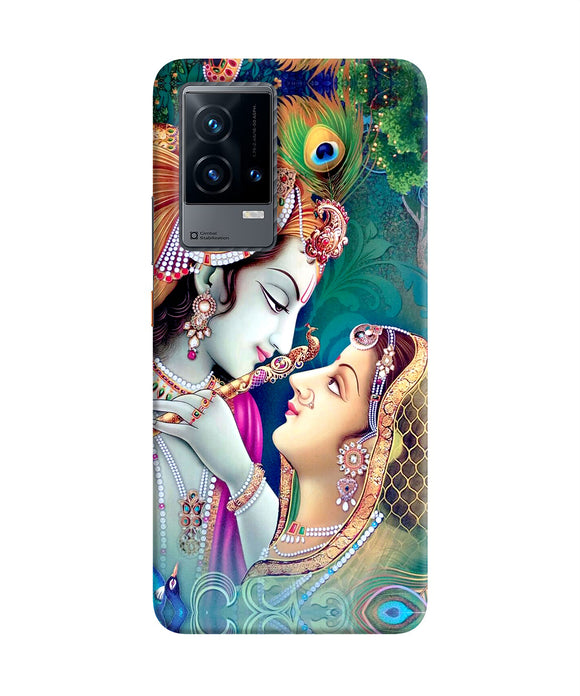 Lord radha krishna paint iQOO 9 5G Back Cover