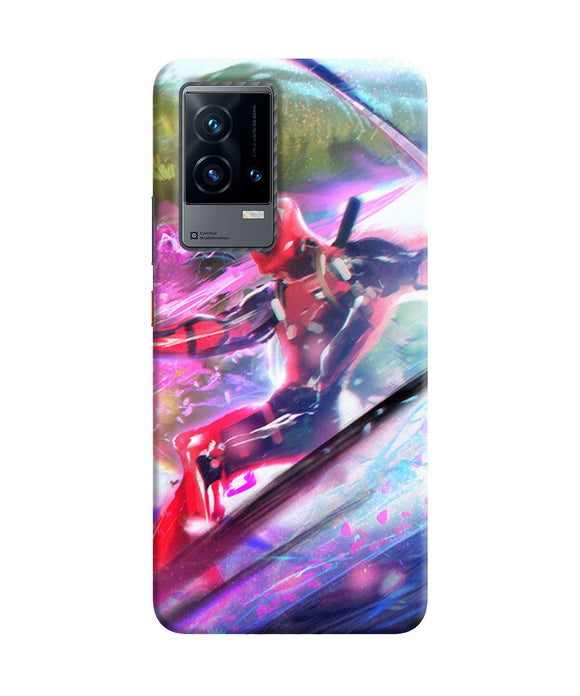 Deadpool super hero iQOO 9 5G Back Cover