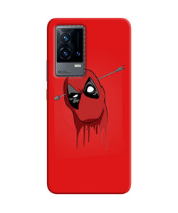 Funny deadpool iQOO 9 5G Back Cover