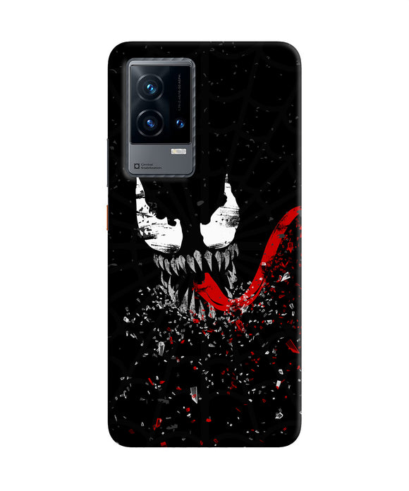 Venom black poster iQOO 9 5G Back Cover