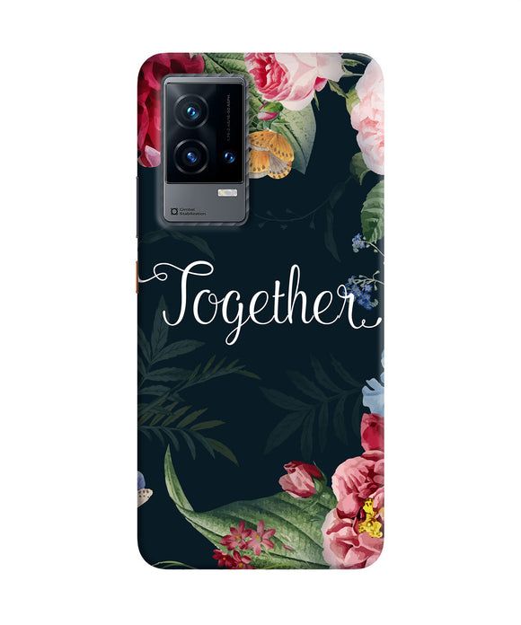 Together flower iQOO 9 5G Back Cover