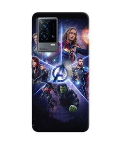 Avengers super hero poster iQOO 9 5G Back Cover