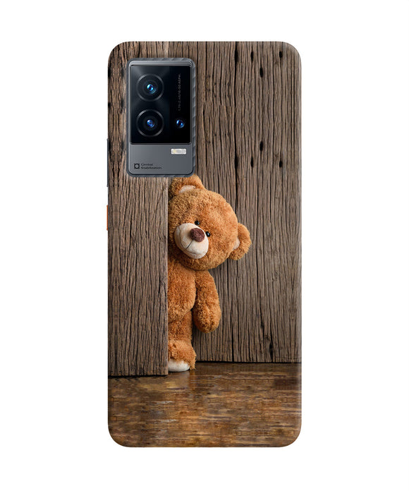 Teddy wooden iQOO 9 5G Back Cover