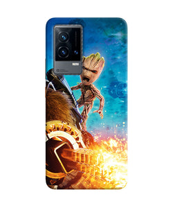 Groot angry iQOO 9 5G Back Cover