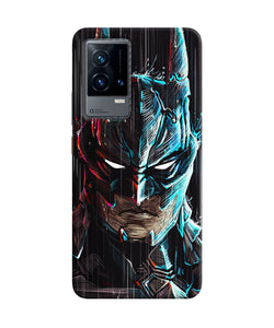 Batman face iQOO 9 5G Back Cover