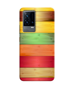 Wooden colors iQOO 9 5G Back Cover