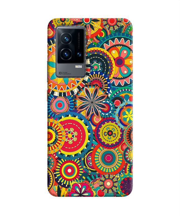 Colorful circle pattern iQOO 9 5G Back Cover