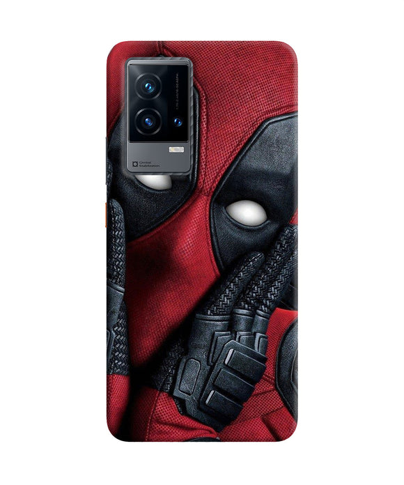 Thinking deadpool iQOO 9 5G Back Cover