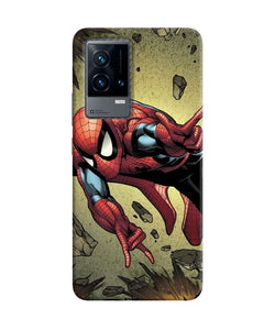 Spiderman on sky iQOO 9 5G Back Cover