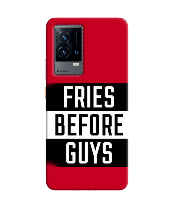 Fries before guys quote iQOO 9 5G Back Cover