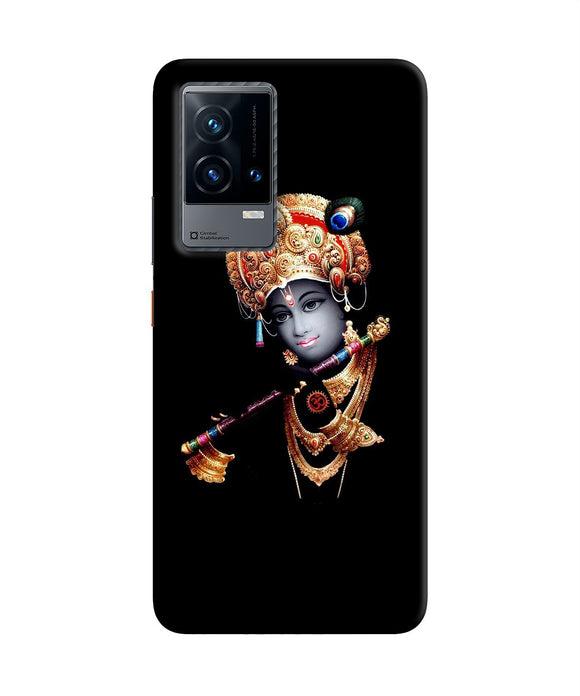 Lord krishna with fluet iQOO 9 5G Back Cover