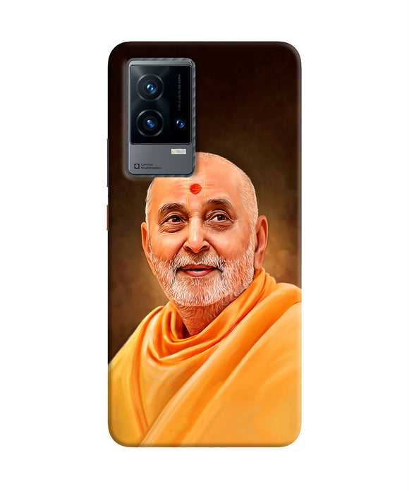 Pramukh swami painting iQOO 9 5G Back Cover