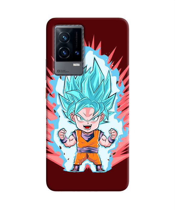 Goku little character iQOO 9 5G Back Cover