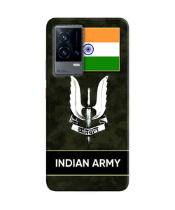 Indian flag balidan logo iQOO 9 5G Back Cover