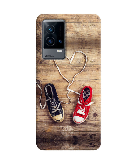 Shoelace heart iQOO 9 5G Back Cover