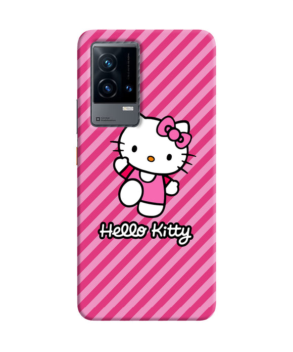 Hello kitty pink iQOO 9 5G Back Cover