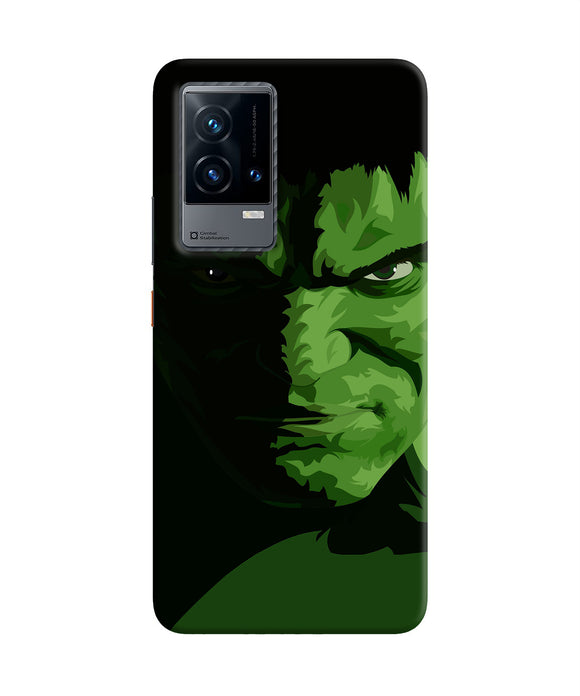 Hulk green painting iQOO 9 5G Back Cover