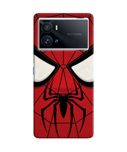 Spiderman Face iQOO 9 Pro 5G Real 4D Back Cover