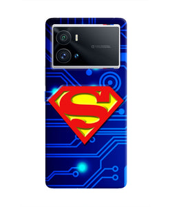 Superman Abstract iQOO 9 Pro 5G Real 4D Back Cover