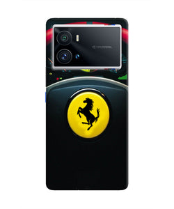 Ferrari Steeriing Wheel iQOO 9 Pro 5G Real 4D Back Cover