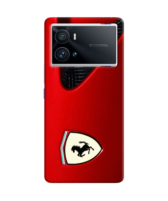 Ferrari Hood iQOO 9 Pro 5G Real 4D Back Cover