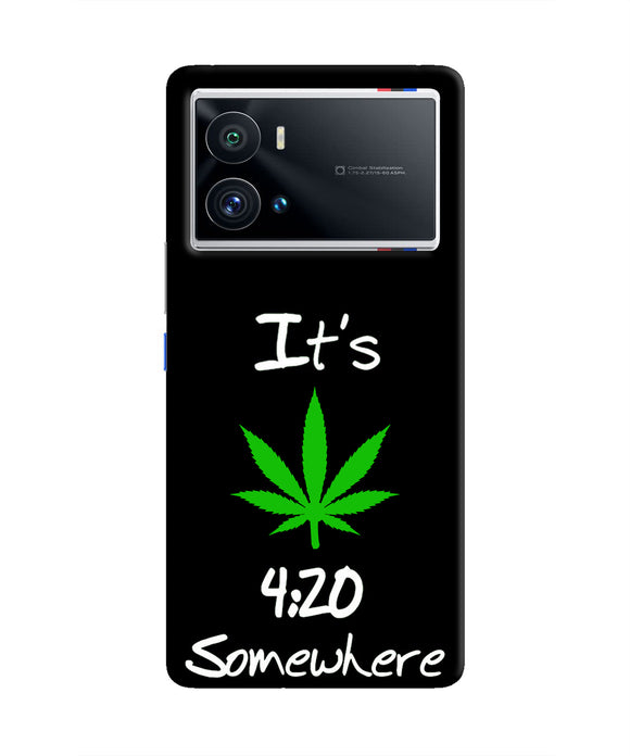 Weed Quote iQOO 9 Pro 5G Real 4D Back Cover