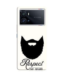 Respect the Beard iQOO 9 Pro 5G Real 4D Back Cover